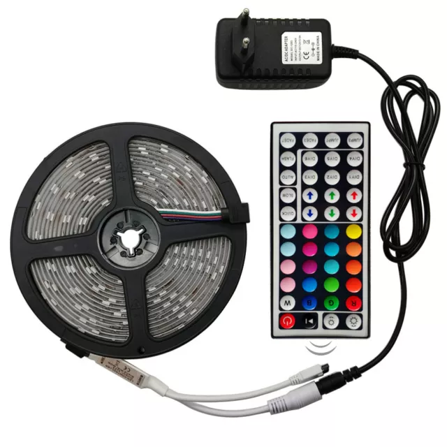 LED Strip Light RGB 5050 SMD 2835 Flexible Ribbon RGB Stripe 5M 10M 15M tape kit