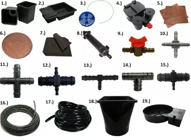 Autopot Irrigation Watering Hydroponic System Parts Accessories Connectors