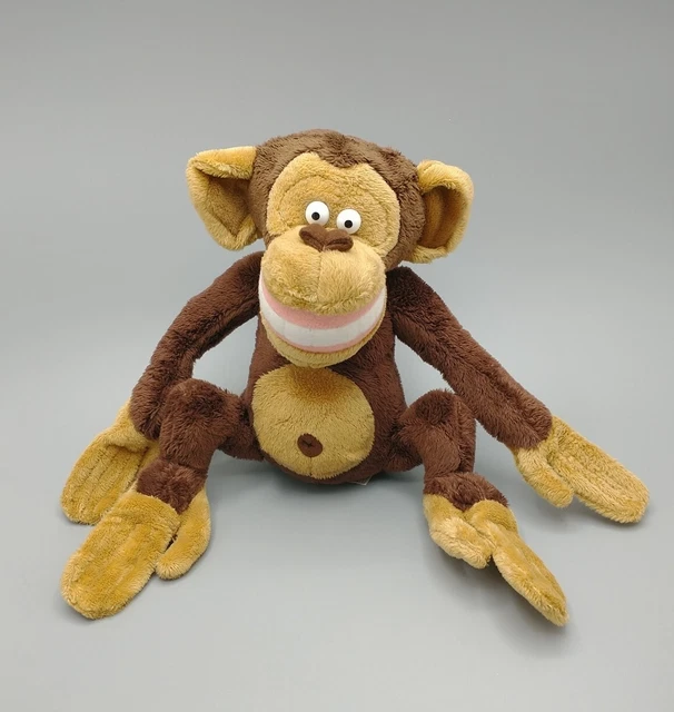 2005 DISNEY MADAGASCAR Monkey Plush Stuffed Animal Dreamworks Russ Toy