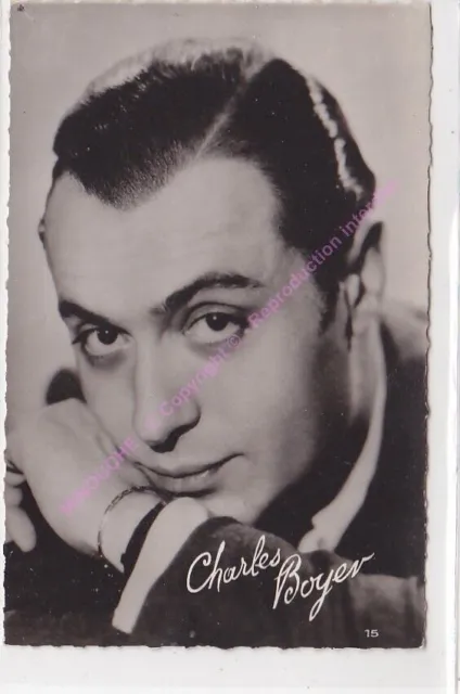 CPSM RPPC STAR CHARLES BOYER PHOTO Edt E.P.C.15