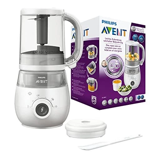 Philips Avent EasyPappa Essential - Cuocipappa A Vapore Che Frulla, Practico E Sicuro - Foto 5
