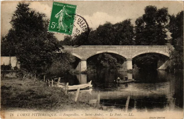 CPA L'Orne Pittoresque - Feugerolles - St-André - Le Pont (355473)