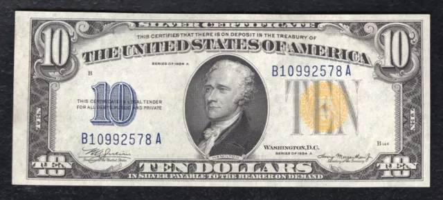 Fr 2309 1934-A $10 Ten Dollars “North Africa” Silver Certificate Gem Unc