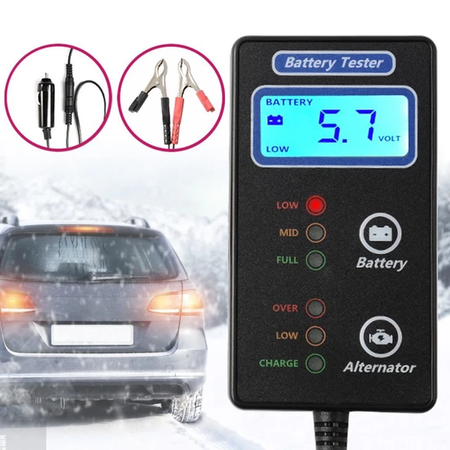 Car Battery Tester Car Battery Monitor Battery Tester Vehicle Battery Monitor