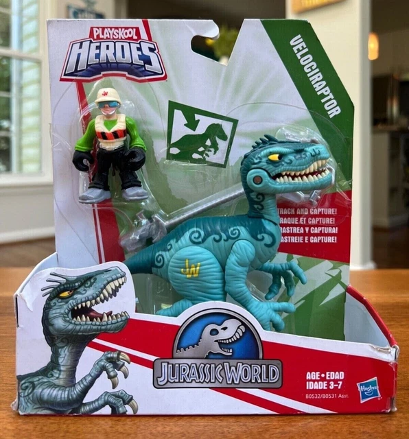 JURASSIC WORLD DINO Tracker Velociraptor Junior Dinosaur Playskool ...