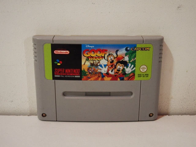 Disney's Goof Troop Nintendo Super Nintendo SNES PAL ESP