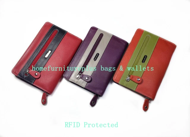 Franco Bonini Zip Around Full Grain RFID Blocking