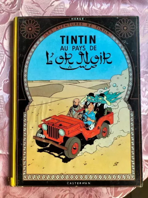 Bd 1960 Tintin Au Pays De L Or Noir B29  Herge Casterman (Z271)