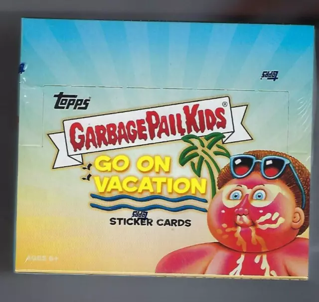 2021 Topps Garbage Pail Kids GPK Go on Vacation Series 2 Sticker Box 24 Packs