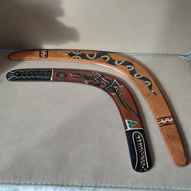 VINTAGE ABORIGINAL INDIGENOUS Australian Original Genuine Boomerangs 21