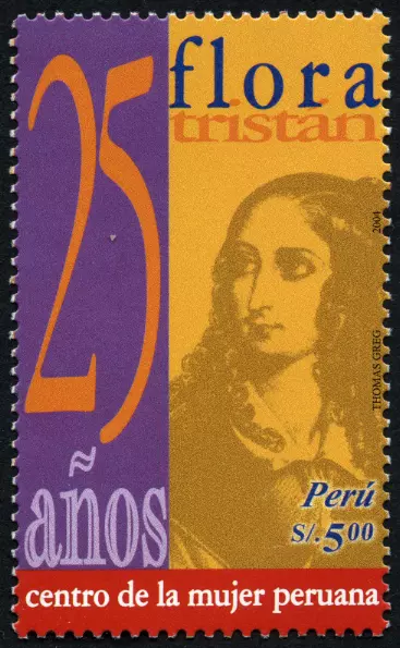 Perú 2004 "Centro de los Derechos de la Mujer" Escritora, MiNr 1962 ** Estampillada sin montar o nunca montada