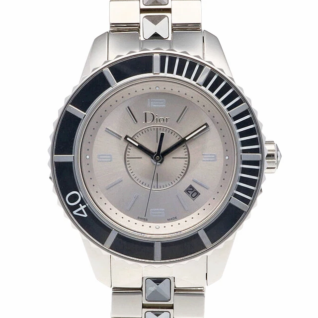 Christian Dior crystal Watches CD113116 Stainless Steel used