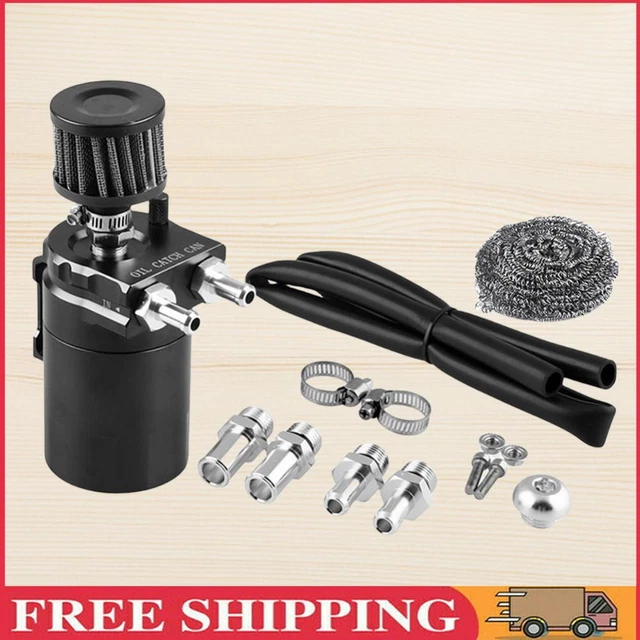 Separatore olio 300 ml contenitore universale serbatoio carburante lega separatore serbatoio alluminio