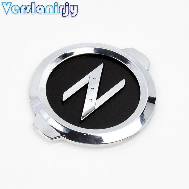 Z Logo Chrome Car Front Bumper Grille Hood Emblem Badge For 2009-2019 350Z 370Z