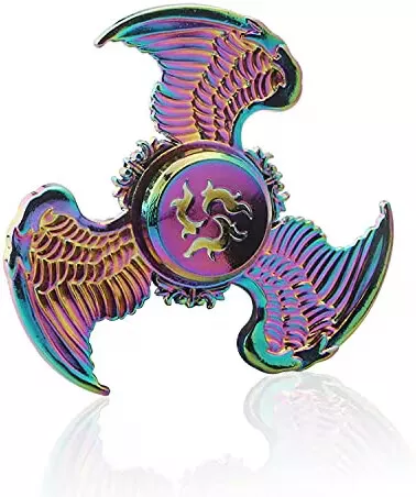 Multibao Angel Wings Rainbow Fidget Hand Spinners Toy Ultra Durable Stainless S