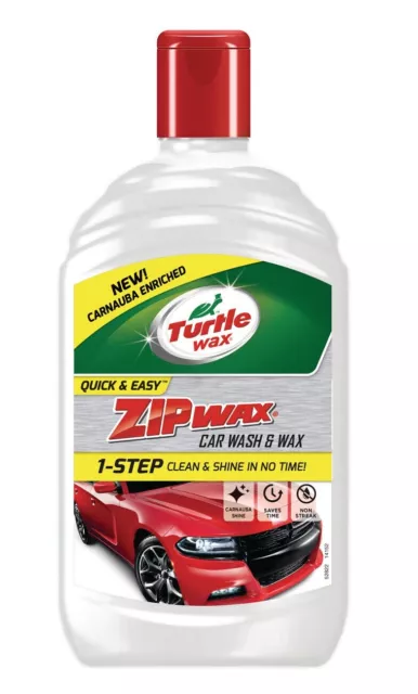 Turtle Wax Zip wax Car Wash & Carnauba Shampoo 500ml KENT NOODLE