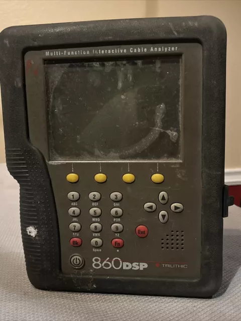 Trilithic 860DSP Multi-Function Interactive Cable Analyzer No Charger Tested