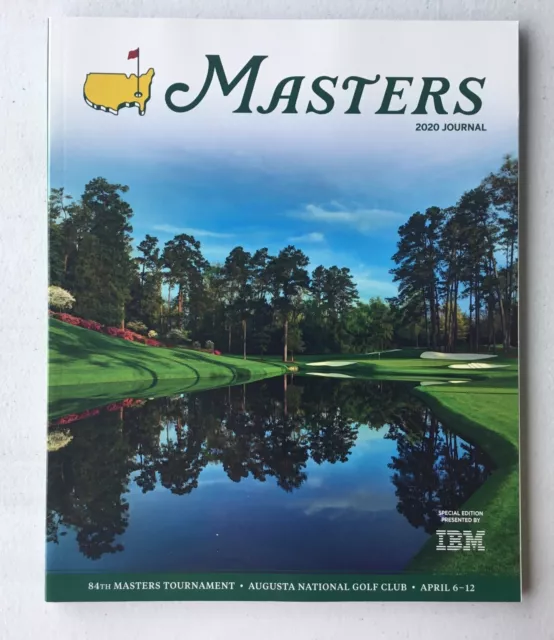 MASTERS 2020 Journal 84th Masters Tournament Augusta GA IBM Special Edition