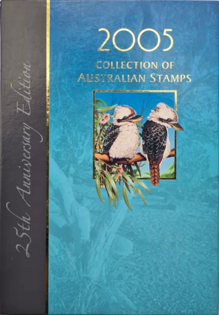 Collection of 2005 Australian Post Year Book Album with Stamps