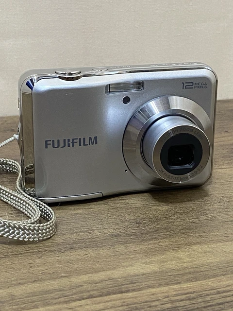 FUJIFILM FINEPIX AV110 12MP Digital Camera Silver 3x Optical Zoom