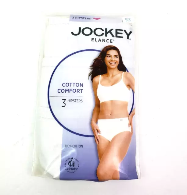 JOCKEY ELANCE WOMEN'S Size 6 Purple & White 3 Pack French Cut Panties NWT  $10.99 - PicClick