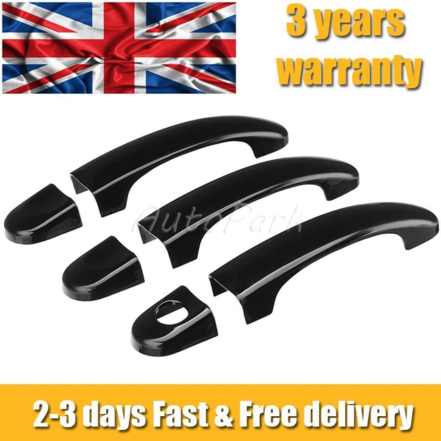 GLOSS BLACK DOOR Handle Covers For Vw Transporter T5 T6 Caravelle Caddy Van Uk2 £10.92 PicClick UK