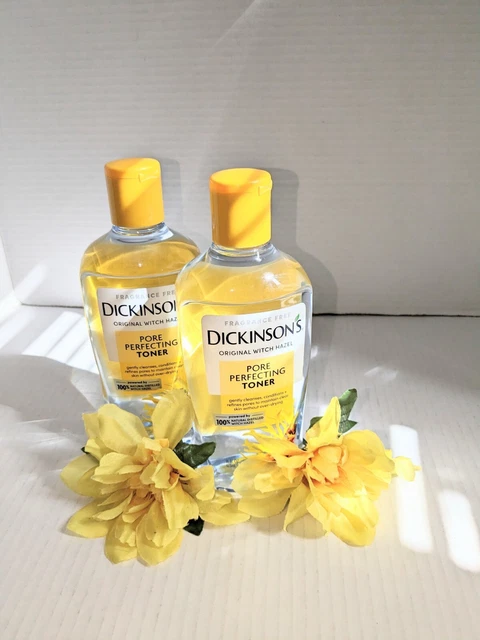 Dickinson's Original Witch Hazel Pore Perfecting Toner 16 oz (Pack of 2 bottles)