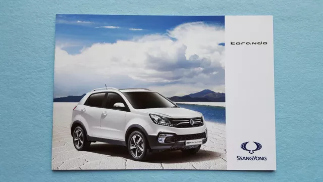 SsangYong Korando SE LE ELX car brochure sales catalogue 2019 MINT