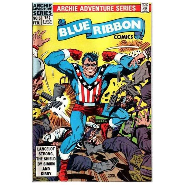 Blue Ribbon Comics (1983 series) #5 in VF + condition. Red Circle comics [y{