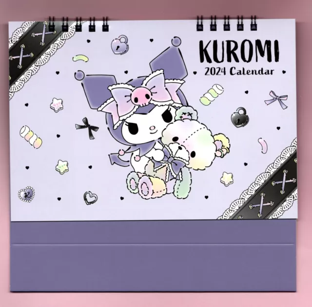SANRIO KUROMI 2024 Desktop Ring Calendar Japan Limited New 0.01 PicClick