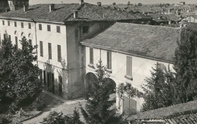 CARAVAGGIO Casa Zibetti Villa Rocchi panoramica Bergamo Fot cartolina