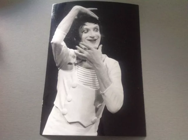 MARCEL MARCEAU - LE MIME MARCEAU  - Photo de presse originale 13x18cm