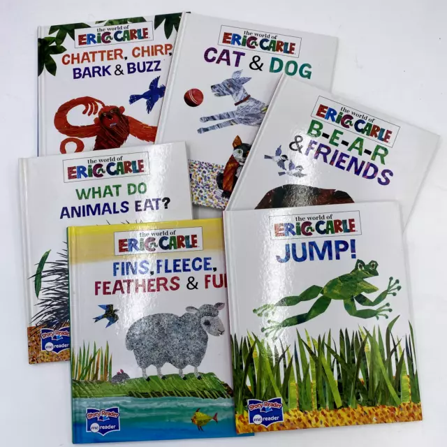 The World of Eric Carle Lot Of 6 Story Reader Me Reader Books (w/o sound pad) The World of Eric Carle Lot Of 6 Story Reader Me Reader Books (w/o sound pad)