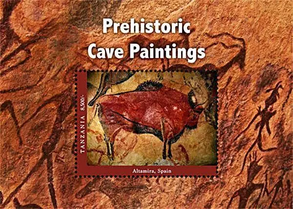 Tanzania 2017 Prehistoric Cave Paintings 2 S/S Mnh