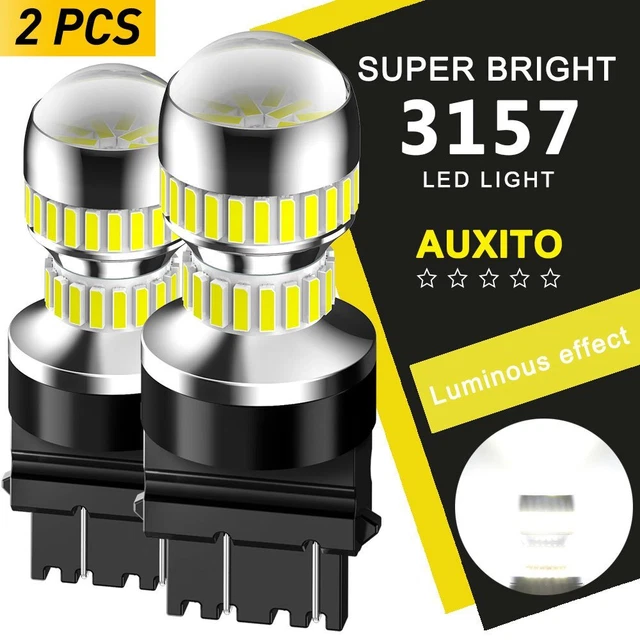 AUXITO 3157 3156 LED Backup Tail Reverse Light Bulb White For Ford F ...