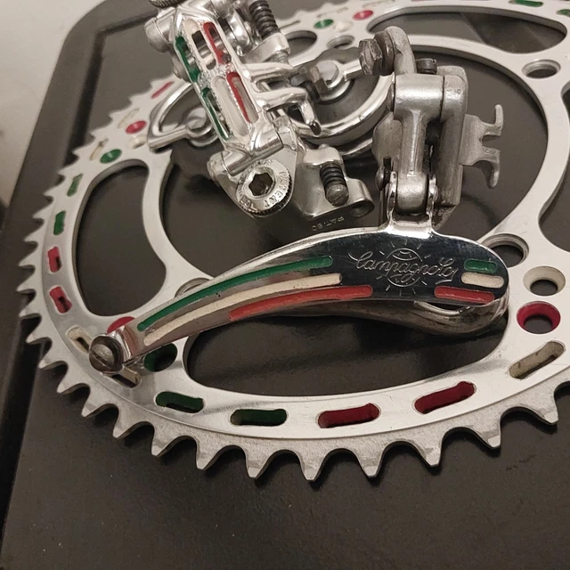 Dérailleur Arrière Campagnolo Nuovo Record – Patte 80 – 6 Vitesses – Vintage Course – Made In Italy