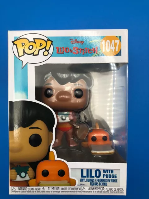 Funko Pop Disney Lilo & Stitch : LILO W/ PUDGE #1047 Vinyl Figure