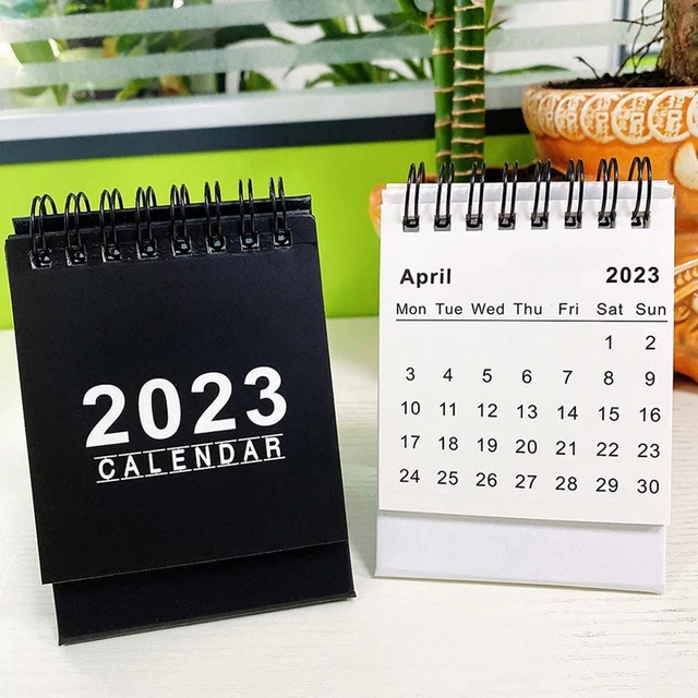 2023 DESKTOP CALENDAR Stand Calendar Perpetual Calendar Mini Desk