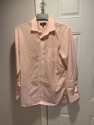 Mens J.Crew Pink Thompson Dress Shirt Sz M