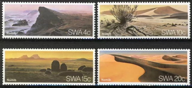 South West Africa 1977, Nature, Namib Desert set VF MNH, Mi 427-430