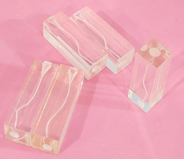 5Pieces Dental Endo Root Study Blocks RCT Practice Files Block Challenged Canal