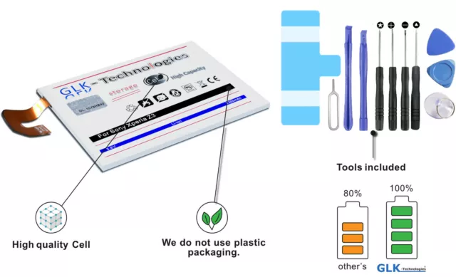 GLK Akku für Sony Xperia Z3  Z 3  D6603 LIS1558ERPC Batterie TOP PRODUKT
