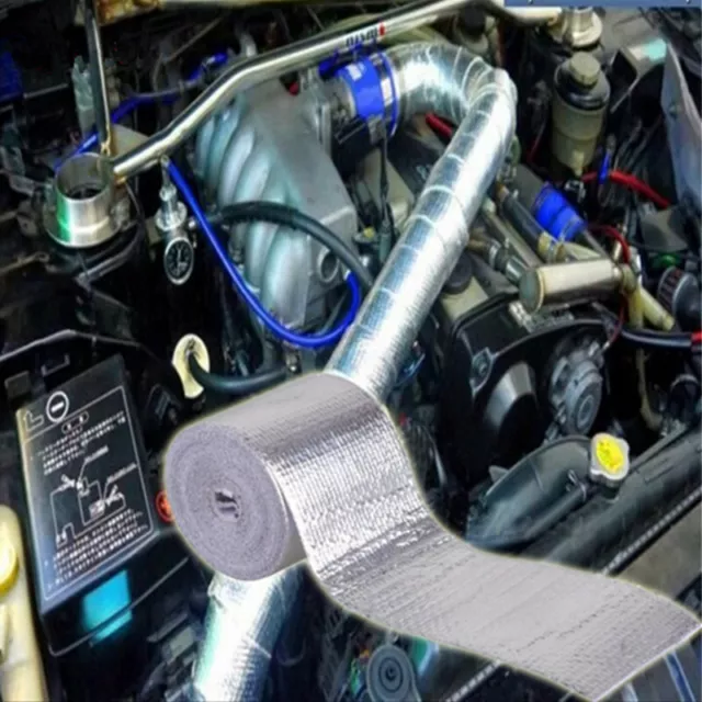 Car 5M Reflective High Temperature Heat Wrap Tape Fire-retardant Fiberglass Belt