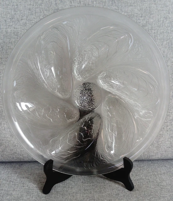 6 Assiettes à Huîtres Arcoroc Luminarc - Vintage France Années 80 - 27 Cm