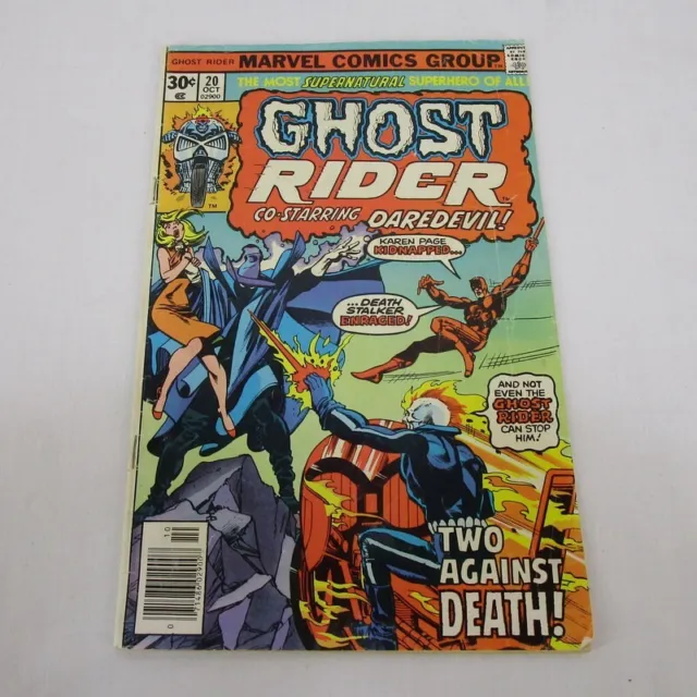 Ghost Rider #20 Co-Starring Daredevil Marvel Comics 1976 John Byrne art