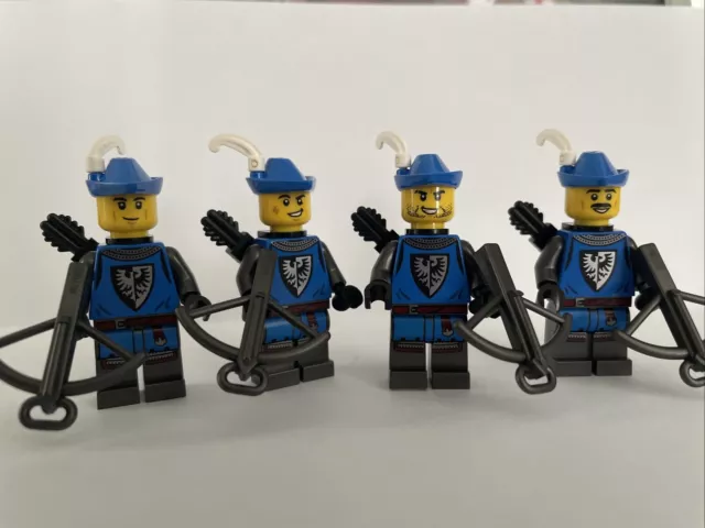 lego MiniFigures black falcon Archers New Army Castle Classic Knights Crossbows