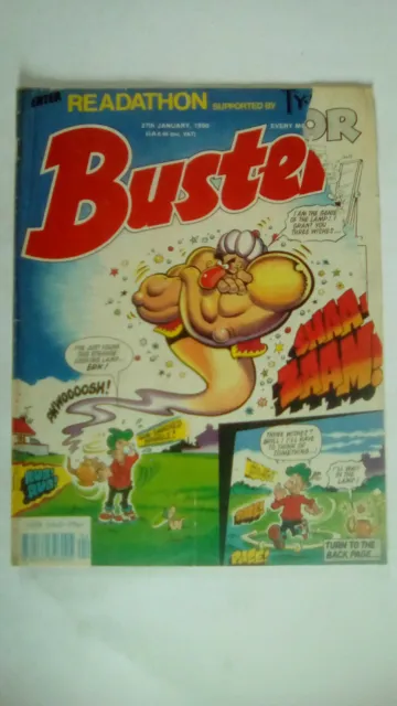 Buster Comic 27th January 1990 ACCEPTABLE
