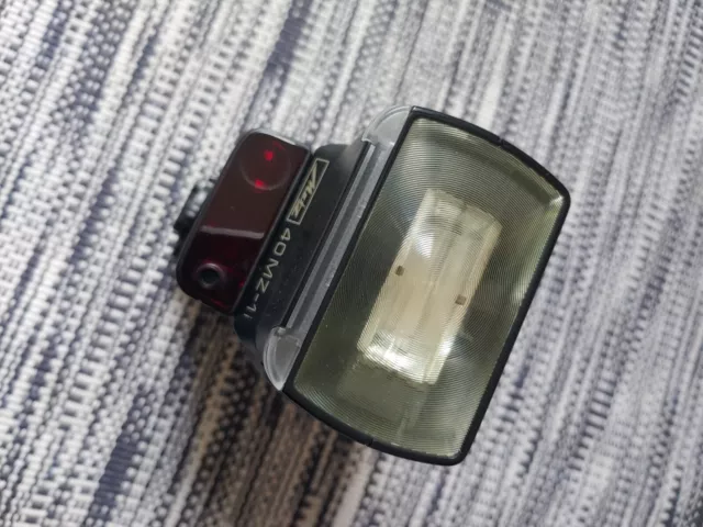 Metz Flash 40 MZ-1 With SCA 3000 One Contact Adapter For Film Cameras. Tested.
