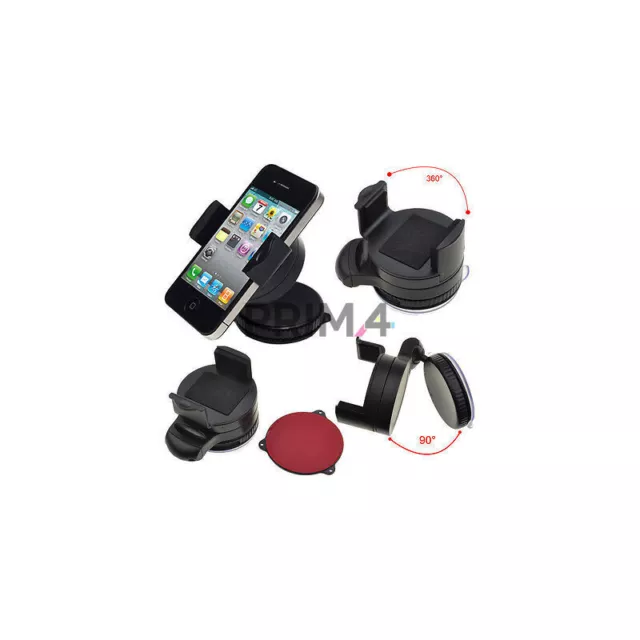 Supporto Auto Universale per Smartphone con Ventosa Porta PDA mp4 Car Holder 2