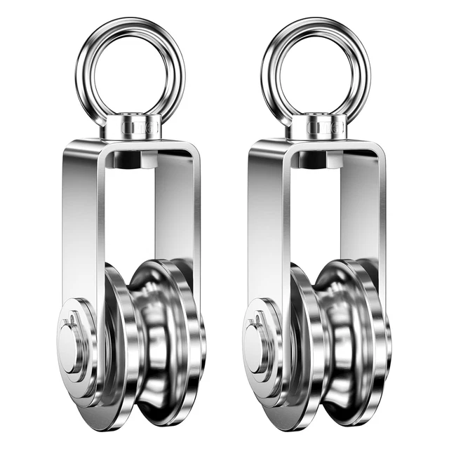 Puleggia In Acciaio Inox 304 - Carico 250kg Con Cuscinetti Per Palestra - Foto 4